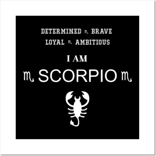 Scorpio horoscope 02 Posters and Art